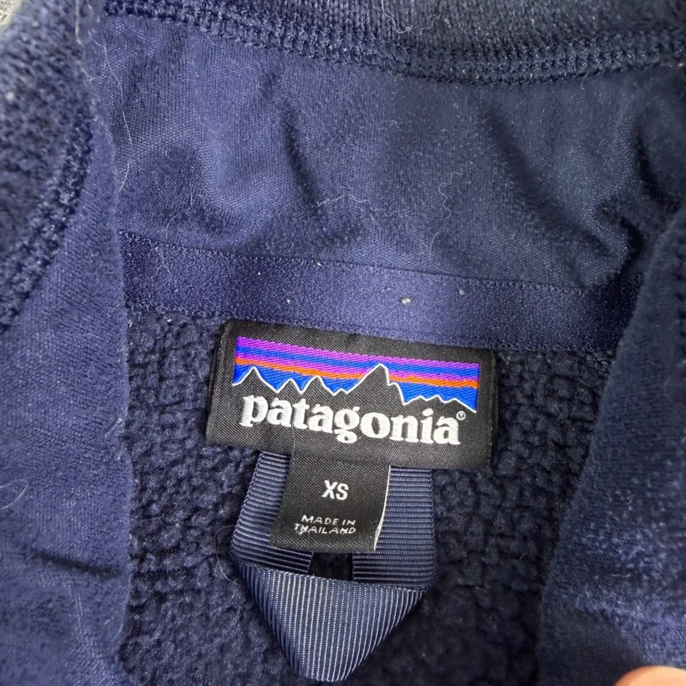 Patagonia Better Sweater 1/4 Zip Fleece Pullover Navy Blue Mens XS 25522